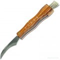 Нож грибника со щеткой "Kosadaka" складной, откр.19см, лезвие 6см, дерев.накладки N-M55 N-M55
